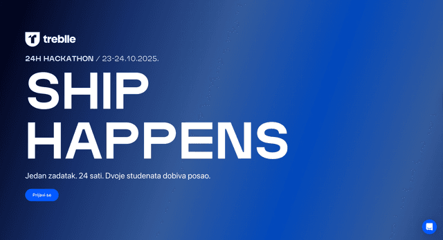 Ship happens - Hackathon landing page